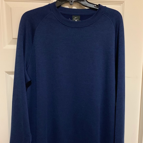 Nike Other - MENS NIKE DRI FIT SWEATER. SIZE-L. COLOR-BLUE